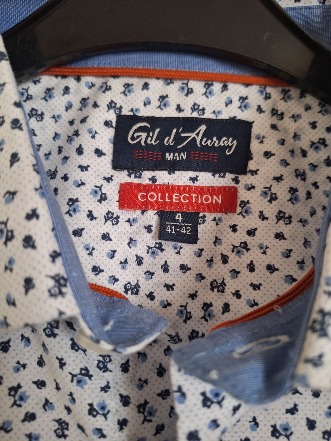 Zomers hemd Gil d'Auray maat 41-42