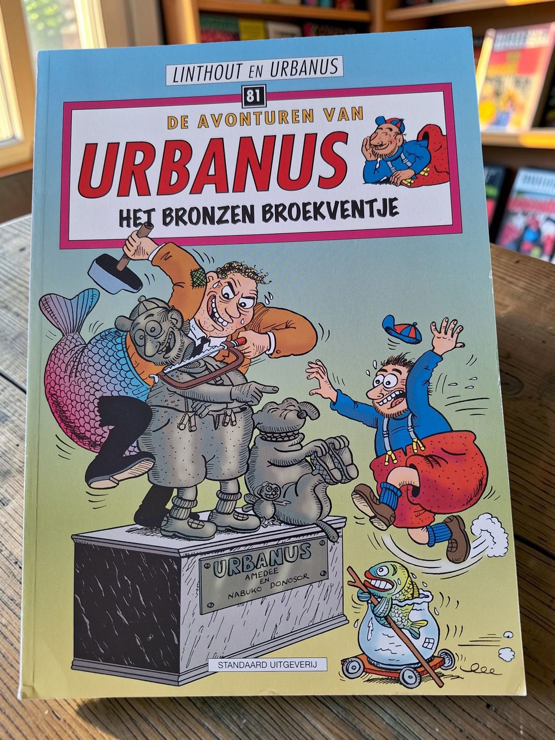 Strip Urbanus - Het bronzen broekventje nummer 81