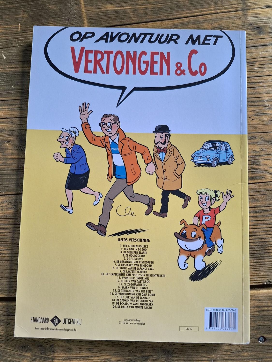Strip Vertongen &amp; Co - De rally van Monte Cacao nummer 20