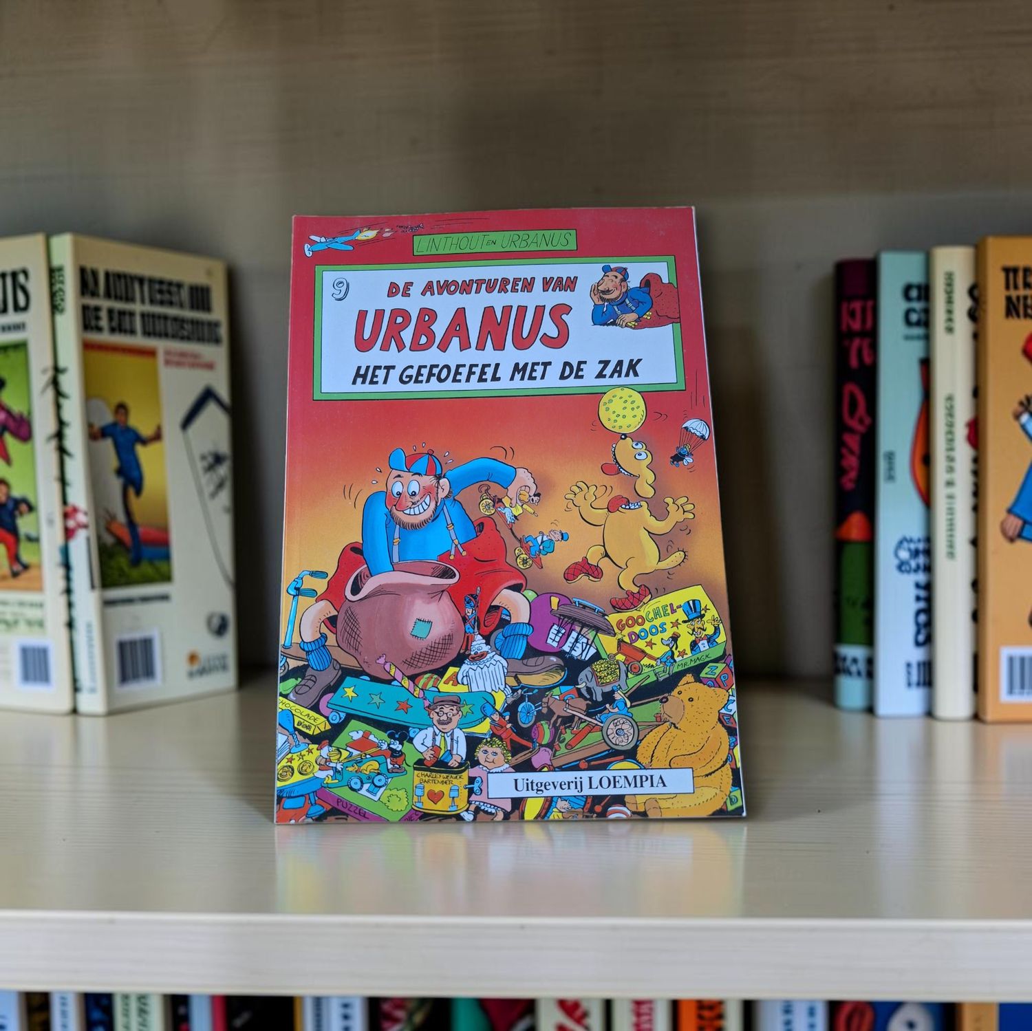 Strip Urbanus - Het gefoefel met de zak nummer 9