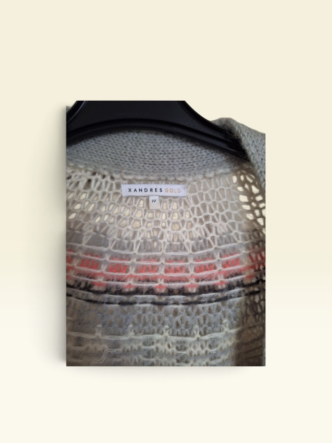 Wollen gilet Xandres Gold maat IV