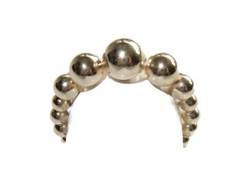 Ring mit Kugeln Gold
