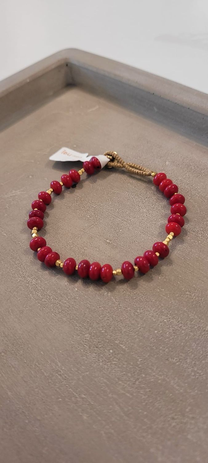 Perlenarmband red *CM