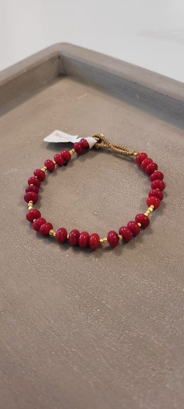 Perlenarmband red *CM