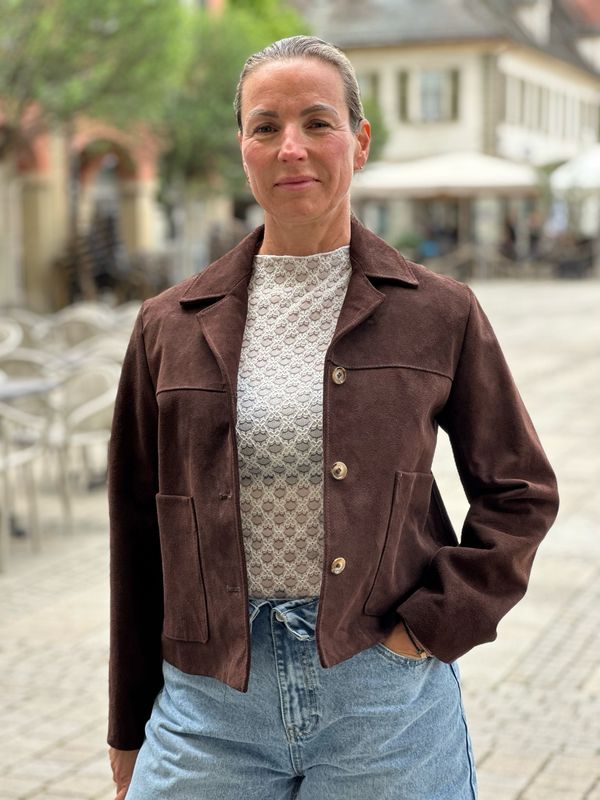 Wildlederjacke