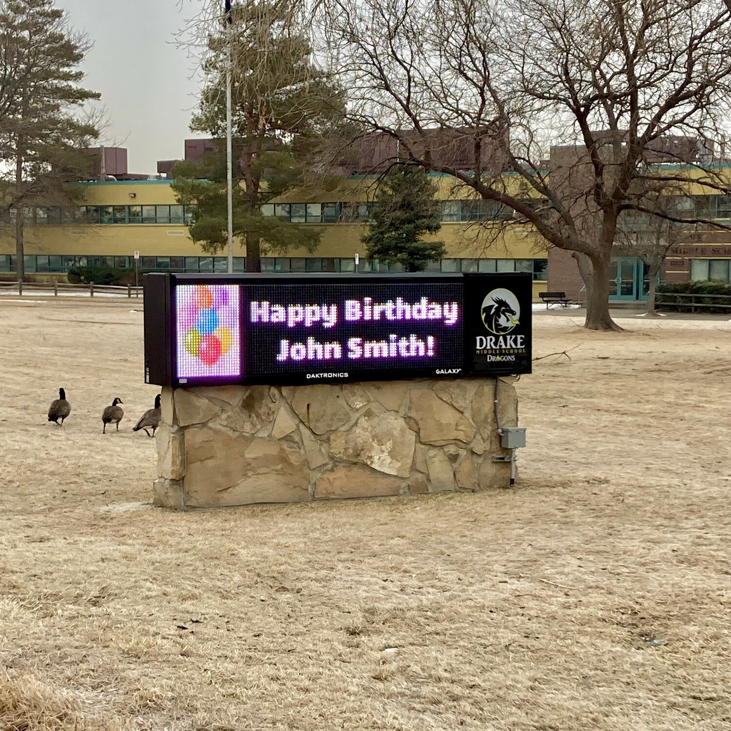 Wish your student a Happy Birthday at Drake!