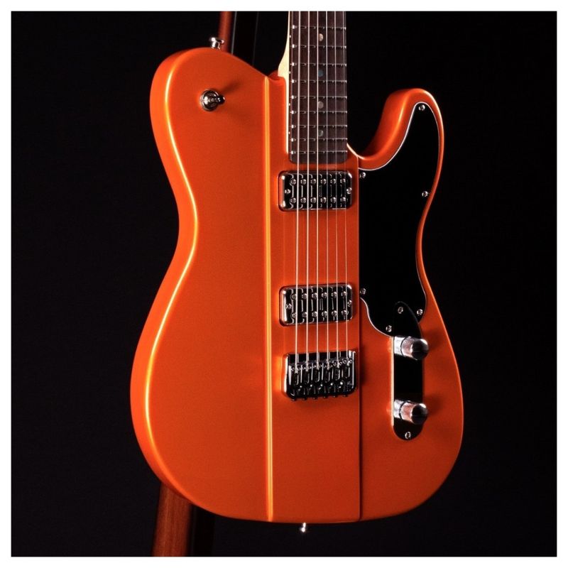 SHERGOLD TELSTAR Guitare électrique Metallic Orange