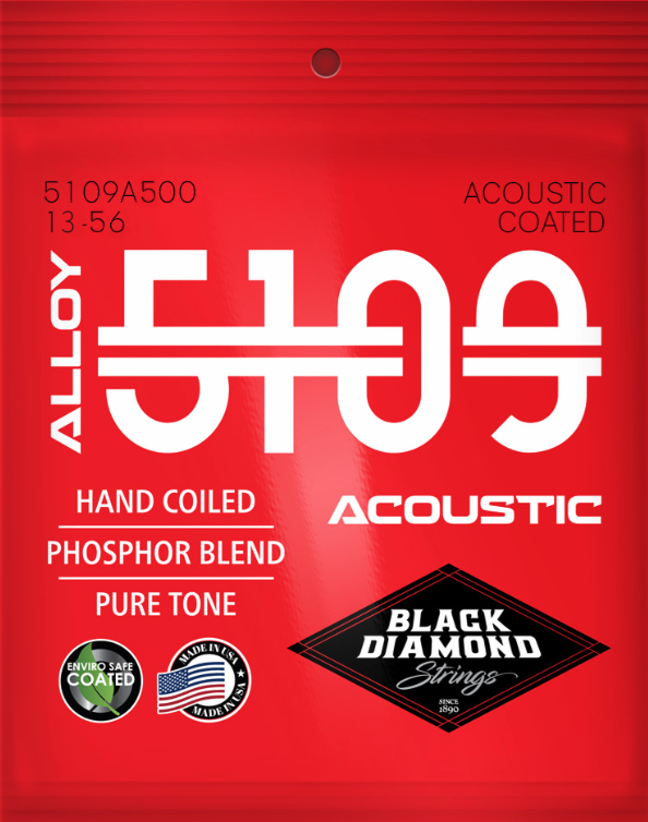 Black Diamond Alloy5109 Guitare Acoustique 13-56