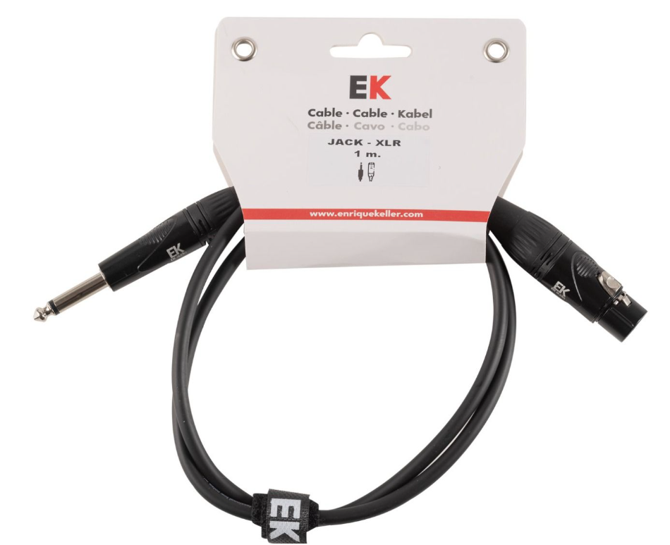 Câble EK Audio pour MICRO Jack-XLR femelle 9 mètres