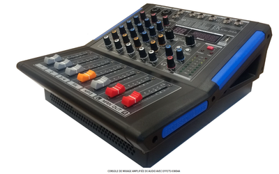 Console de mixage amplifiées avec effets KW - Gamme Professionnel