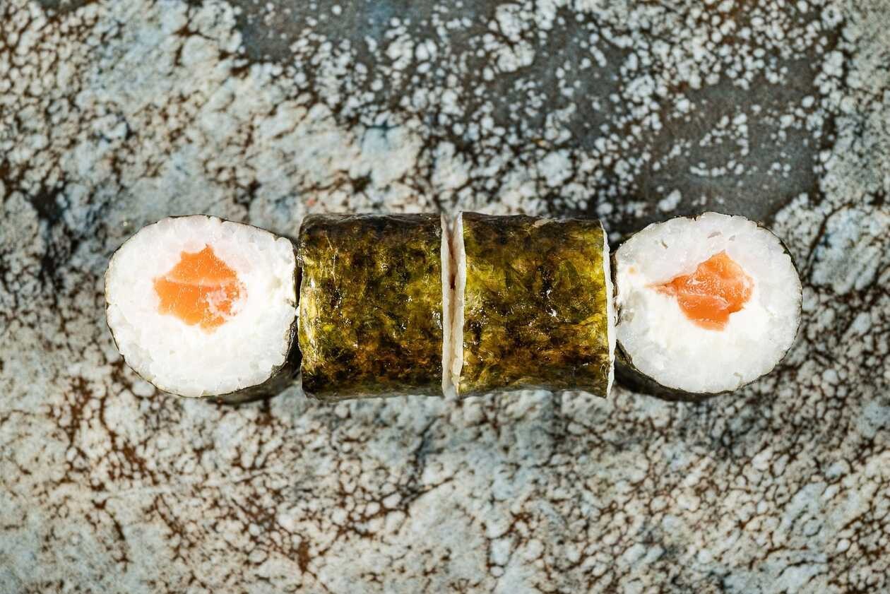 Sake cheese maki - 8 gab.