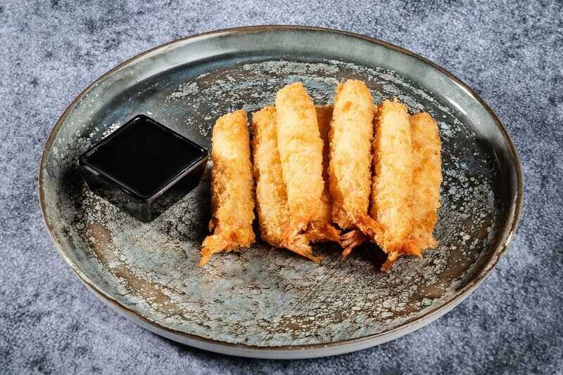 Tempura Ebi 8 gab. + Terriyaki mērce
