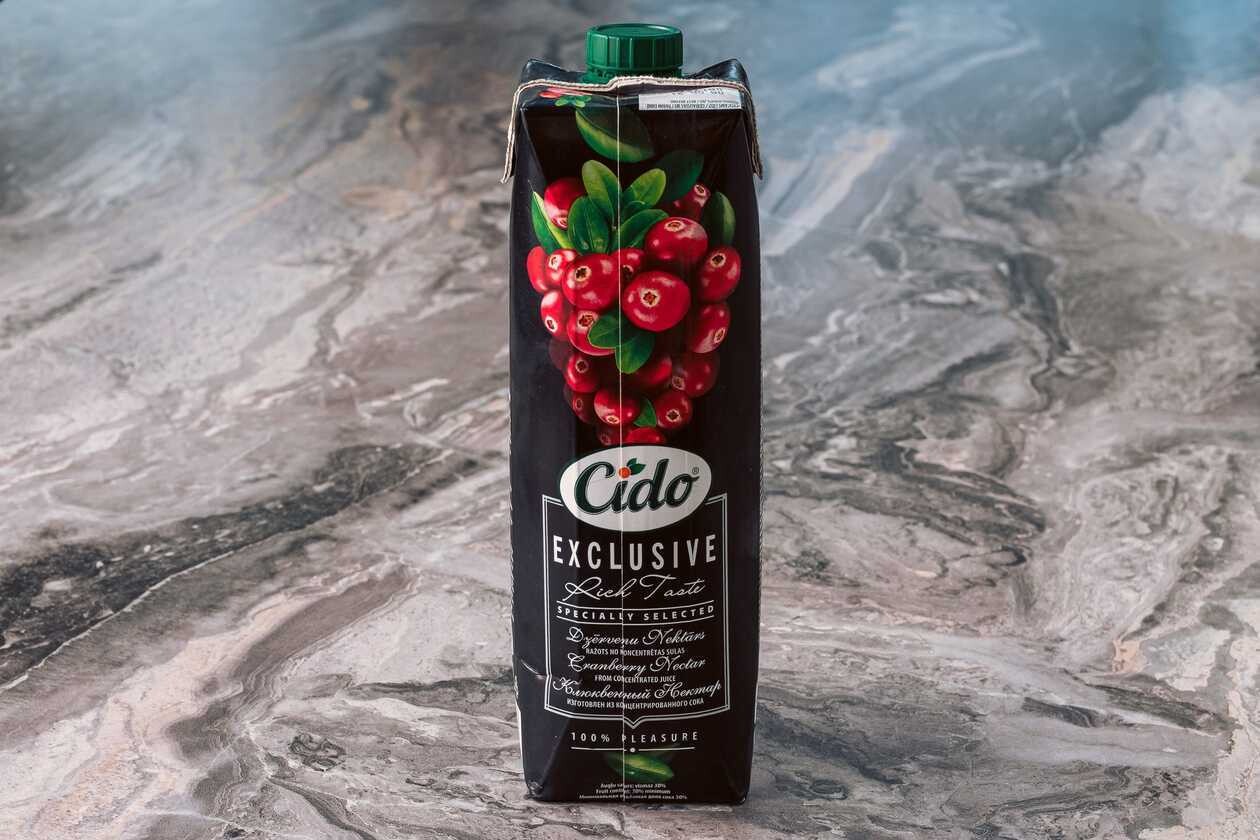 Dzērveņu sula Cido 1 l