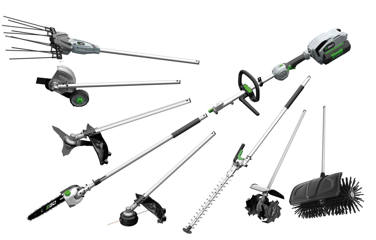 Outil de jardin multitêtes EGO