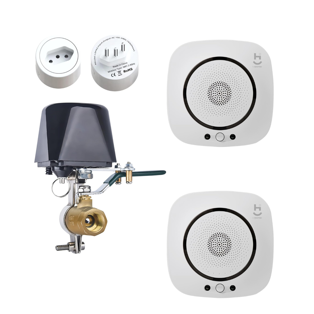 Sistema Apaga Todo con Detector de Humo, CO2 y Gas