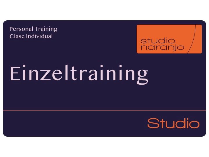 Das Einzeltraining | Im Studio
