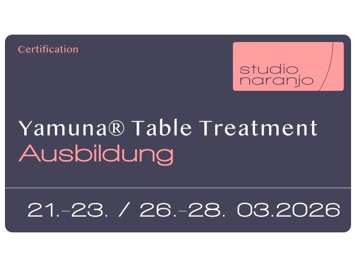 Ausbildung | Yamuna® Table Treatment
