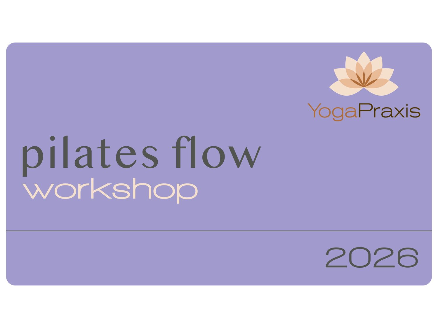 Workshop | Pilates Flow