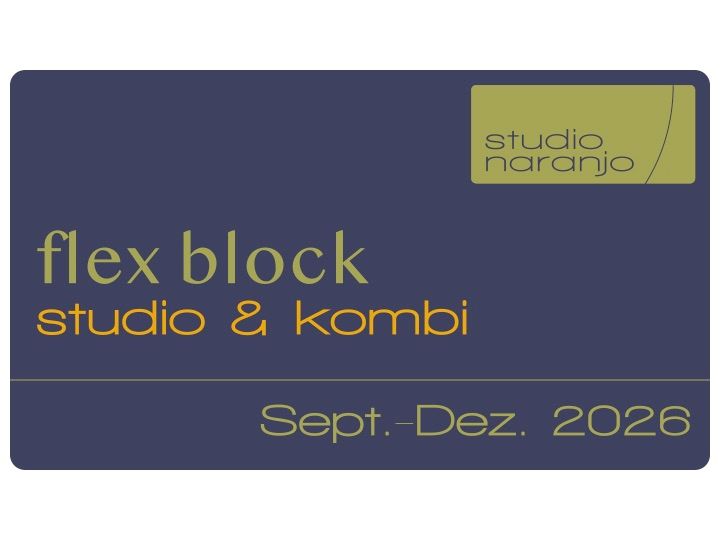 Studio &amp; Kombi Flex Block | Sep-Dec 2026