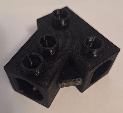 Wheelie Bar bracket replacement for Alphard V2 Omni Cart-PETG/ASA/ABS
