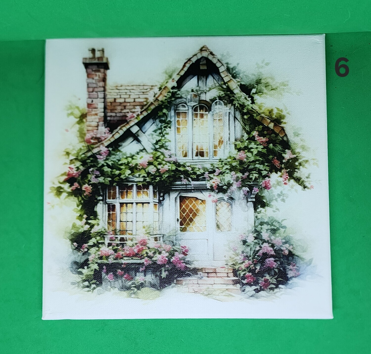 House, UV Printed, Stretched Canvas EC 6