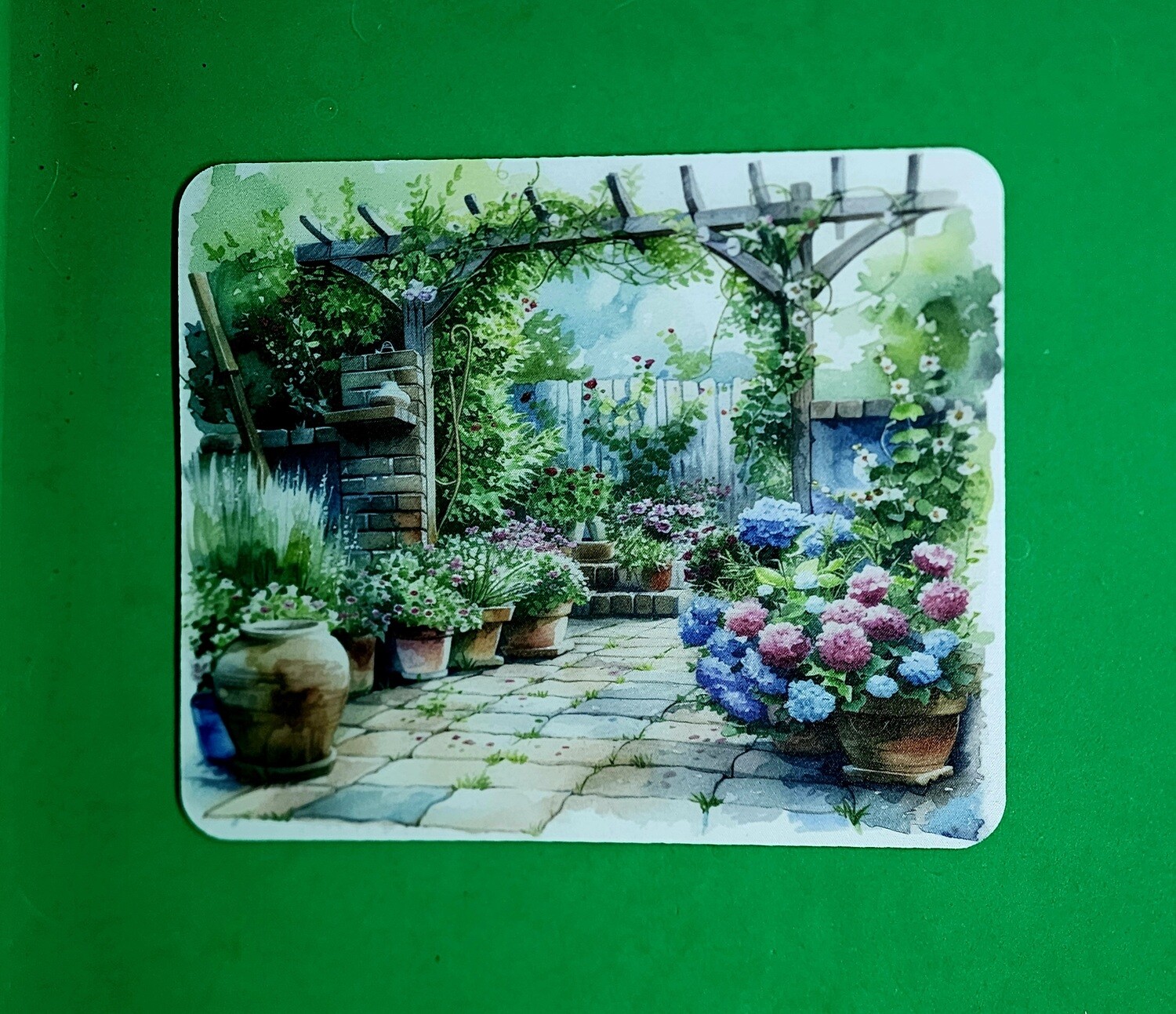 Mouse Pad, Flower Garden, UV Printed