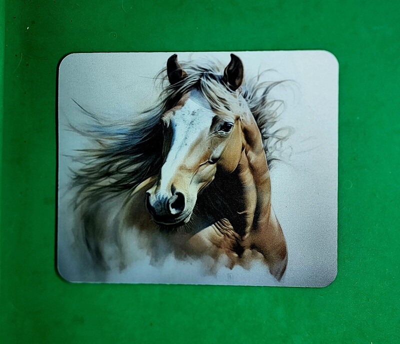 Mouse Pad, Horse in the Snow, UV Printed