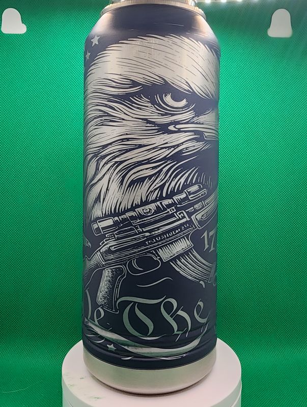 Insulated Bottle, We The People AK47 Eagle, Engraved 20 oz Insulated Bottle