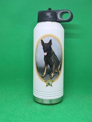 K9 SPECIAL ORDER FOR M. Smith, DUNCAN and LuLu, 32 oz Insulated Bottle