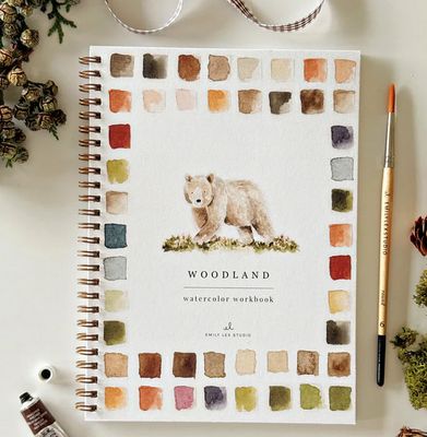 Woodland Watercolor Workbook
