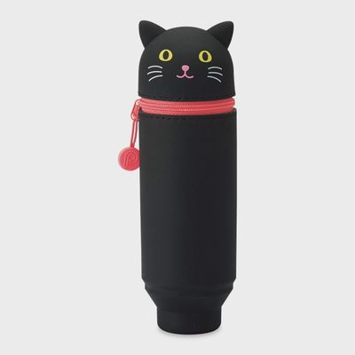 PUNILABO STAND UP PEN CASE BLACK CAT