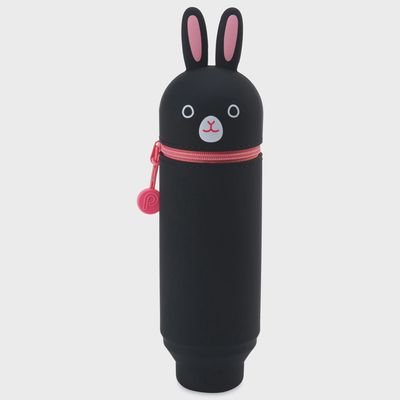 PUNILABO STAND UP PEN CASE BLACK RABBIT