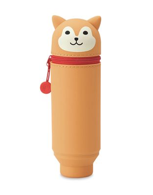 PUNILABO STAND UP PEN CASE TAN SHIBA DOG