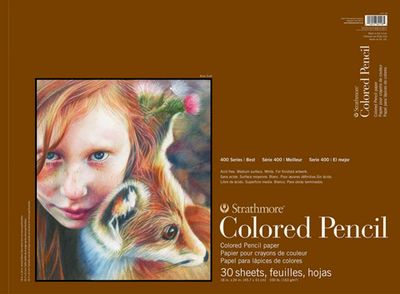 #400 COLOR PENCIL PAD 18X24 WIRE 30