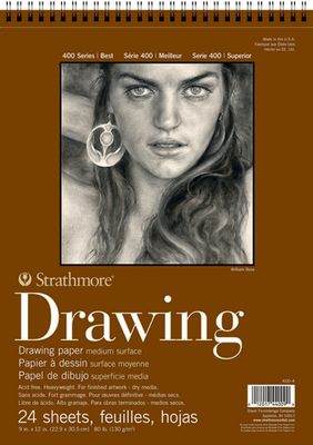 #400 DRAW PAD MED 9X12 WIRE 24