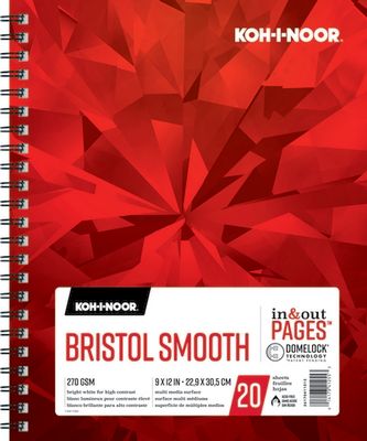 BRISTOL SMOOTH PAD 9X12
