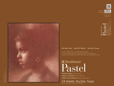 #400 PASTEL ASSORTED COLORS TAPE TOP 24 SHEETS 80LB 18X24