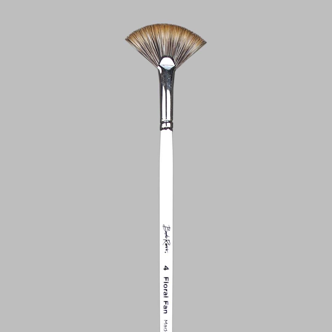 ROSS FLORAL #4 FAN BRUSH