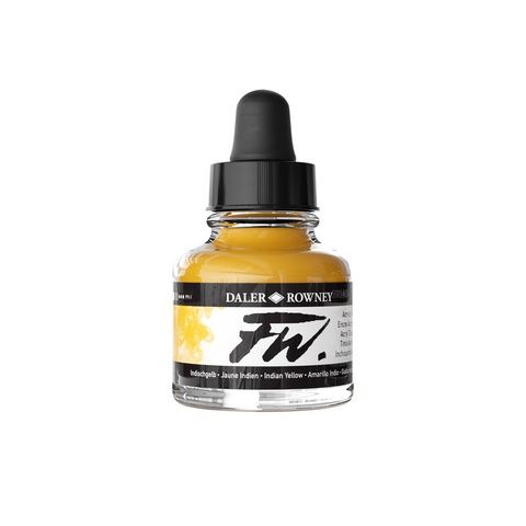 FW LIQUID ACRYLIC INK 1OZ INDIAN YELLOW