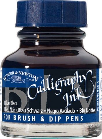 CALLIGRAPHY INK 30ML BLUE BLACK