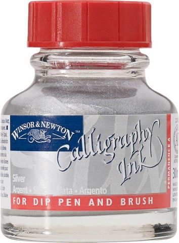 CALLIGRAPHY INK 30ML SILVER