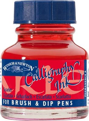 CALLIGRAPHY INK 30ML SCARLET