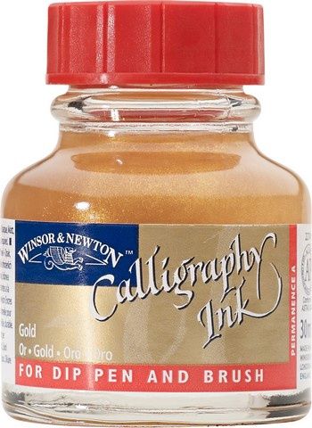 CALLIGRAPHY INK 30ML GOLD