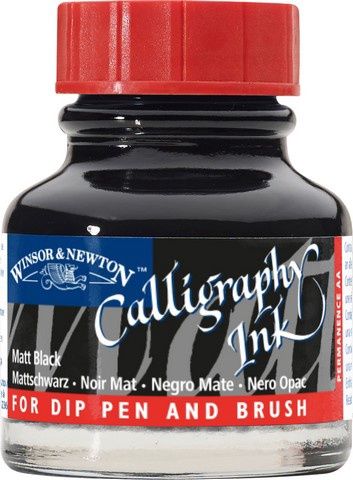 CALLIGRAPHY INK 30ML MATTE BLACK