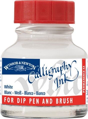 CALLIGRAPHY INK 30ML WHITE
