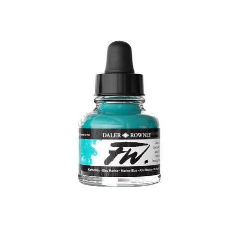 FW LIQUID ACRYLIC INK 1OZ MARINE BLUE
