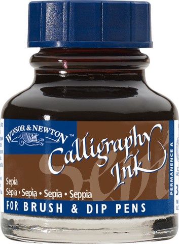 CALLIGRAPHY INK 30ML SEPIA