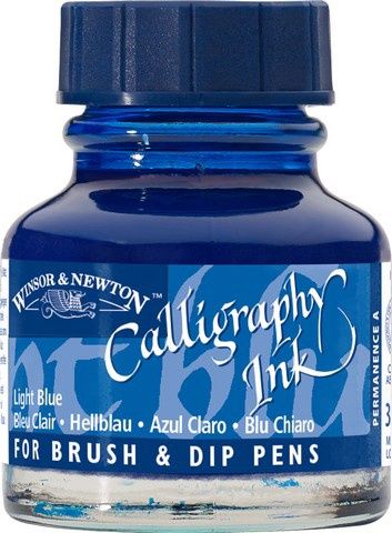 CALLIGRAPHY INK 30ML LIGHT BLUE