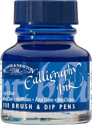 CALLIGRAPHY INK 30ML LIGHT BLUE
