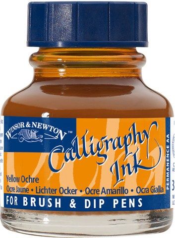 CALLIGRAPHY INK 30ML YELLOW OCHRE